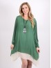 Layered Long Sleeve Shift Dress 